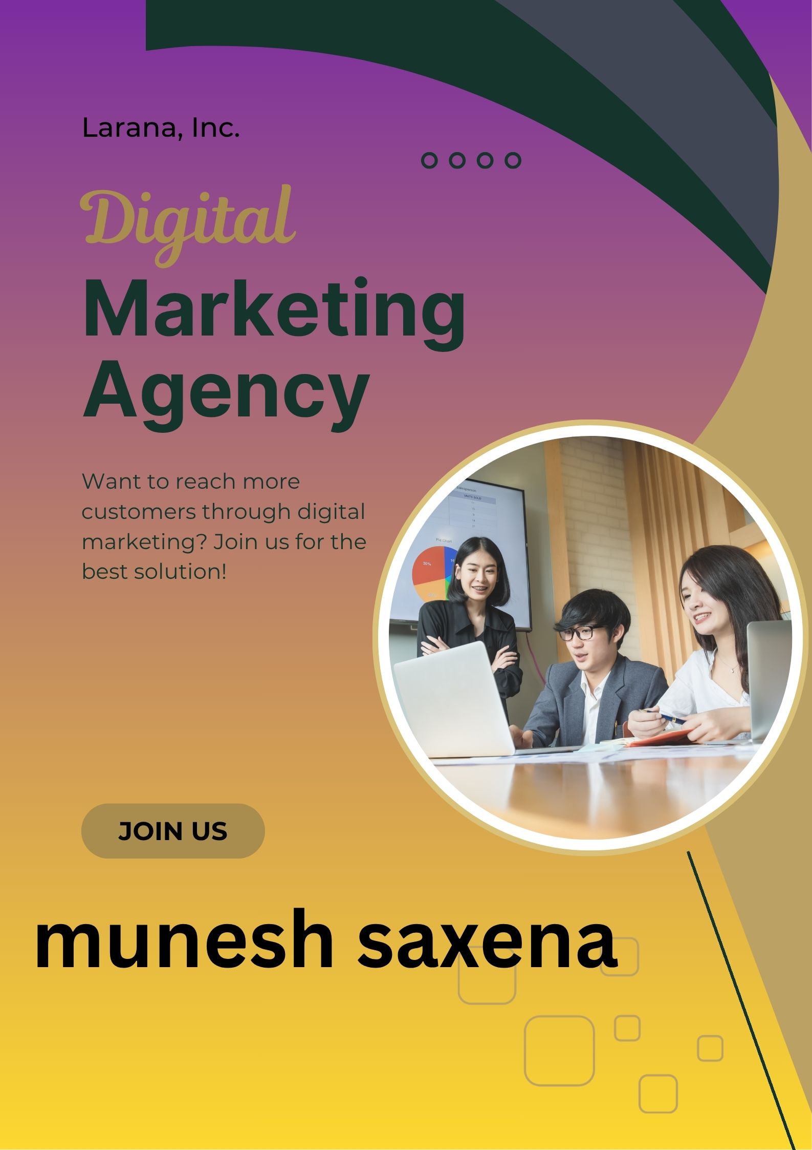 Gold-And-Green-Modern-Digital-Marketing-Agency-Poster