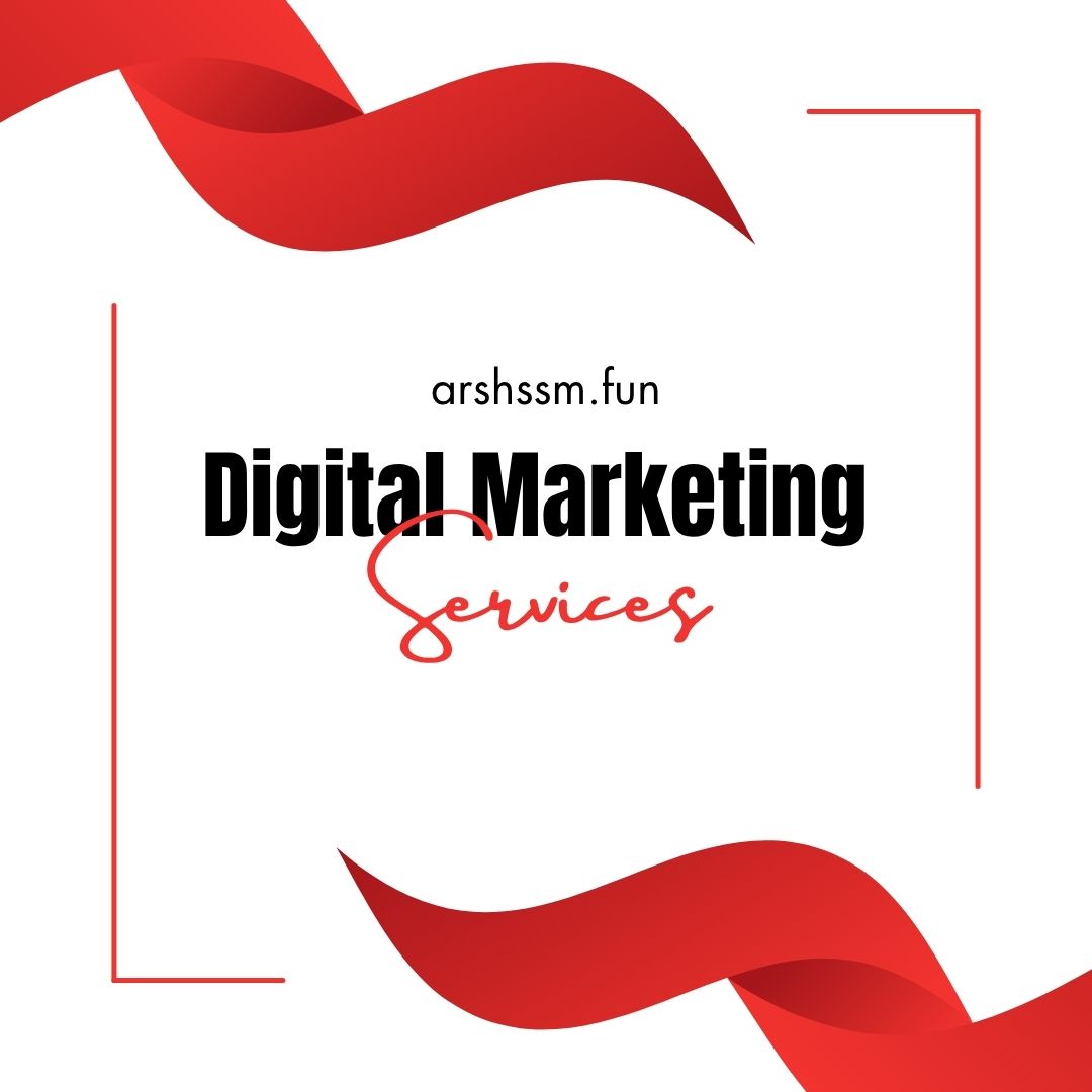 Red Gradient Digital Marketing Services Instagram Post